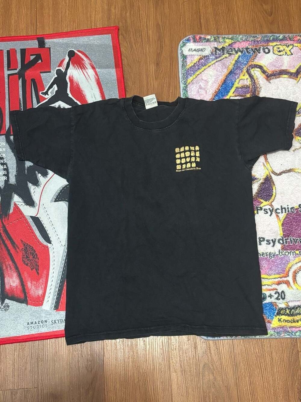 Vintage Co. Lux Meses del Calendario Maya Guatemala Black T-Shirt Medium